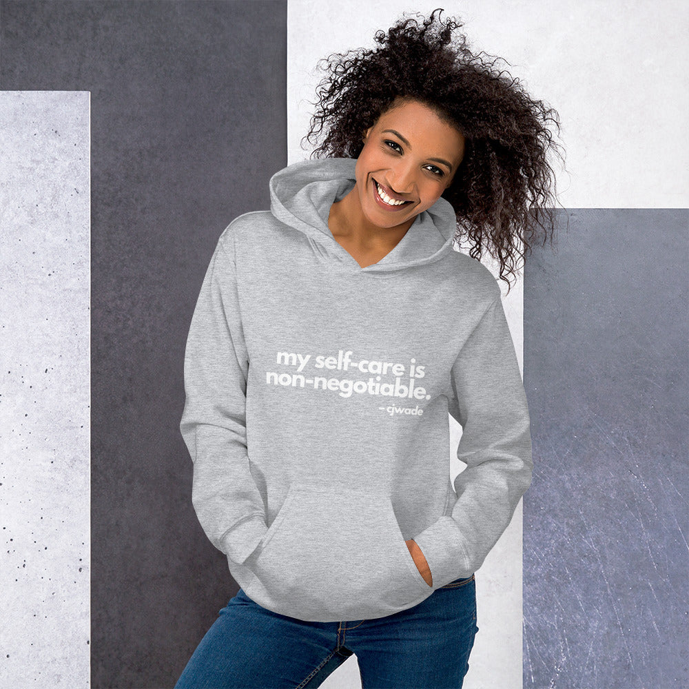 non-negotiable self-care Unisex Hoodie (original)