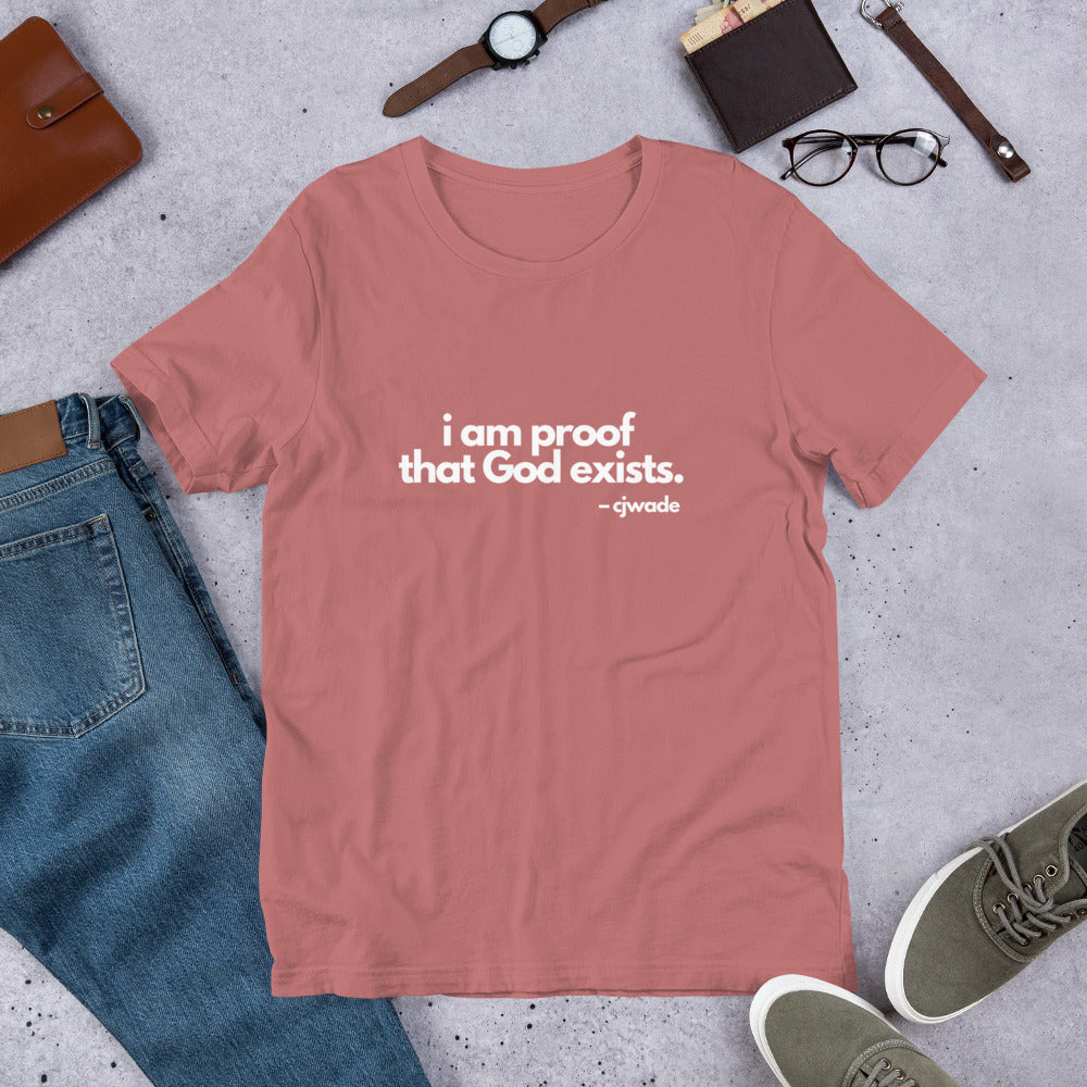 proof that God exists Unisex Staple T-Shirt | Bella + Canvas (original)