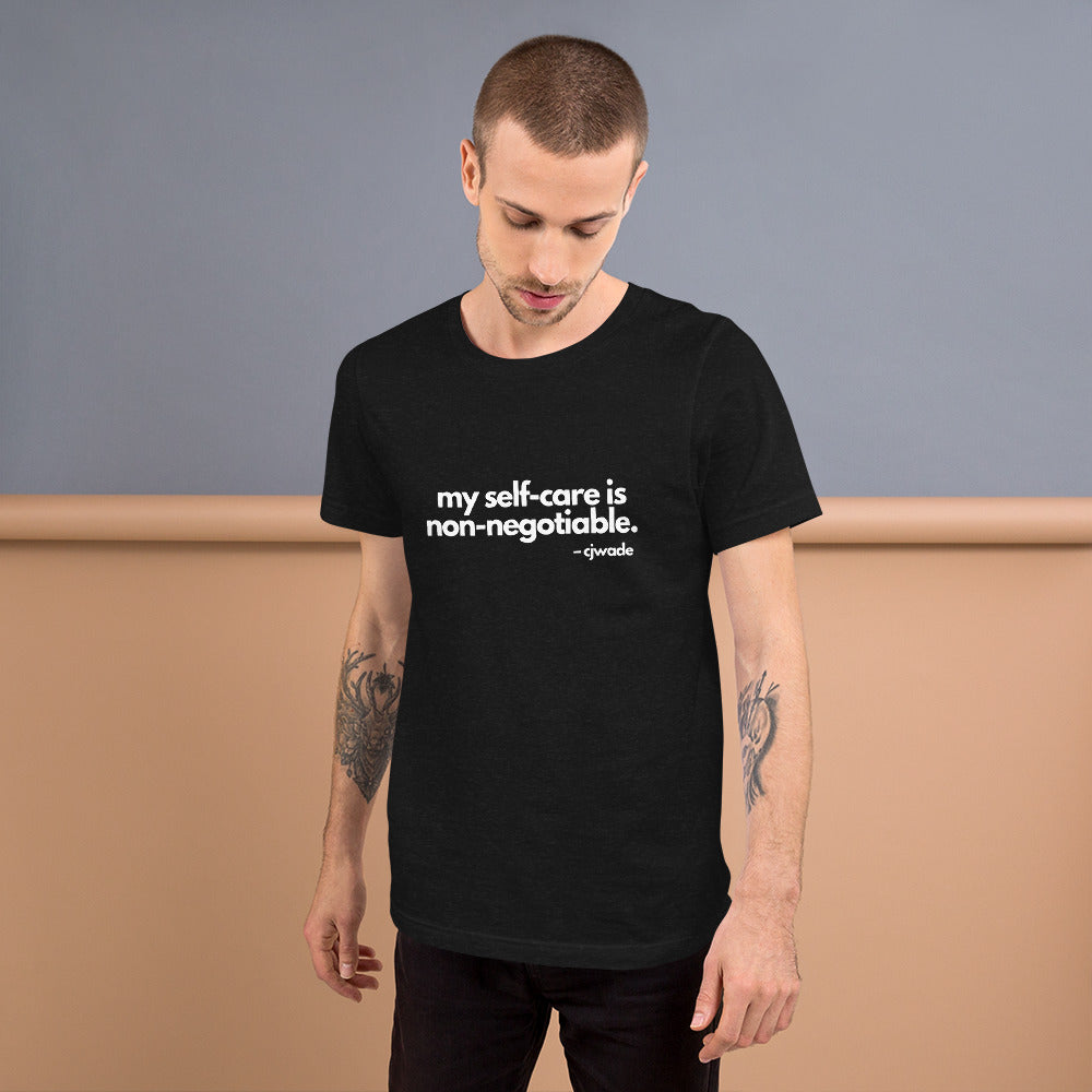 non-negotiable self-care Unisex Staple T-Shirt | Bella + Canvas (original)
